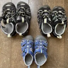 KEEN 子供用サンダル 3 足セット　14cm,16cm,18cm