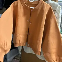 INGNI オレンジ ニットカーディガン