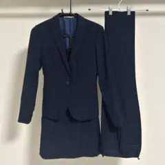 ORIHICA オリヒカ ネイビーチェックスーツ ジャケット スカート パンツ