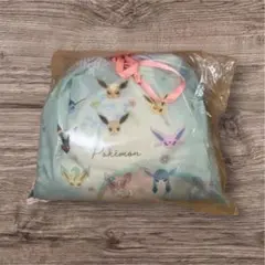 【匿名配送】　ポケット モンスター イーブイ プラチナム巾着付ブランケット