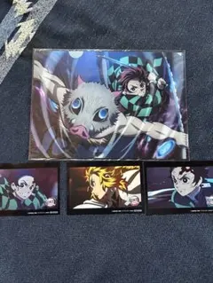 鬼滅の刃　無限列車編購入特典　クリアファイル&ホログラムカード