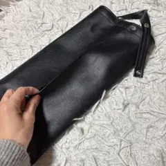 レザー ティッシュボックス ブラック