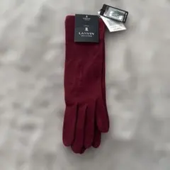 【新品タグ付き】LANVIN 手袋 ボルドー スマホ対応のサムネイル