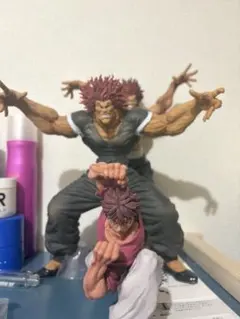 刃牙 キャラドロ ラスドロ賞 花山薫 メタルフィギュア D E賞付き