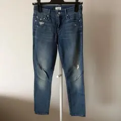 MOTHER スキニーデニム ダメージ加工のサムネイル