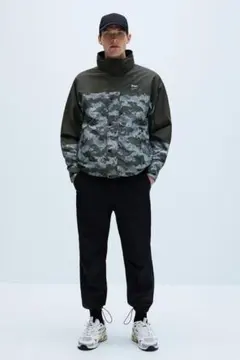 【希少】ZARA Dnwr マウンテンパーカー 総柄 リアルツリー 迷彩 希少】ZARA Dnwr マウンテンパーカー 総柄 リアルツリー 迷彩