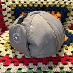 ハロコモデティ　グレー キルティング ベレー帽