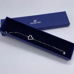 箱付き　スワロフスキー ブレスレット バングル　シルバーカラー　　no.97