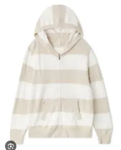 ジェラートピケ ストライプパーカー【美品】