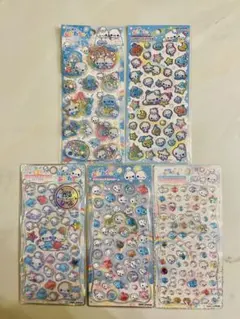 あわわちゃん　プチドロステッカー５種