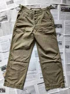 JOHNBULL ミリタリーチノ ワイド 軍パン M43系