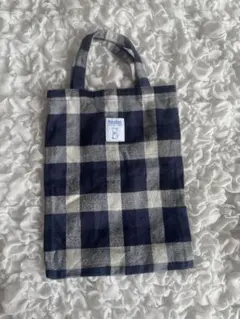 familiar チェック柄エコバッグ