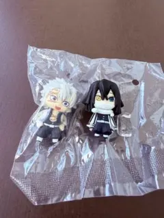 【鬼滅の刃】ならぶんです。 不死川実弥 & 伊黒小芭内フィギュア カプセルトイ