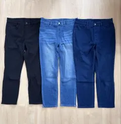 ◆UNIQLO ウルトラレギンスストレッチパンツ 3点セット◆