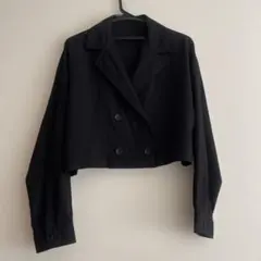 レピピ　ダブルボタンシースルージャケット　160