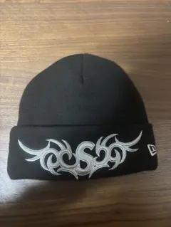 Supreme New Era ビーニー ニット帽 ブラック