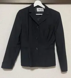 white joola レディース 薄手ジャケット11号 春夏秋 濃いグレー