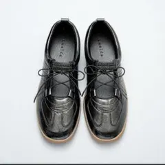 Titawin/ティタウィン（Black）バレエローヒールスニーカー　36のサムネイル