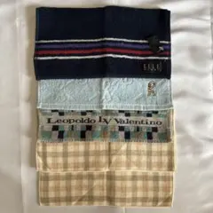 ELLE & Leopoldo IV Valentino タオルハンカチセット