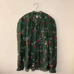 TSUMORI CHISATO 花柄 シルクブラウス 刺繍 - メルカリ