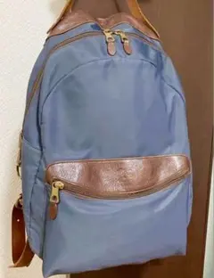 IL BISONTE イルビゾンテ リュック バックパック ネイビー レザーのサムネイル