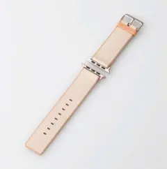 AppleWatch レザーバンド (45/44/42mm)アプリコットオレンジ