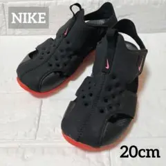 Nike ナイキ サンダル スリッポン キッズシューズ ブラック 20cm