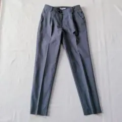 スーツ パンツ レディース ストライプ テーパード スキニー 秋冬用