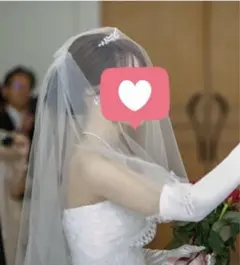 Chérie シルバー サテン ウェディンググローブ