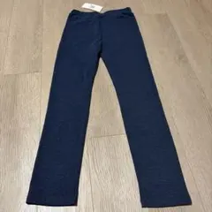 新品タグ付き＊未使用 デビロックネイビー スリムフィット 長ズボン 140cm