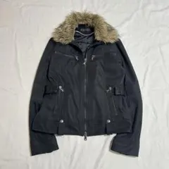 Morgan homme fur jacket vkei fuga