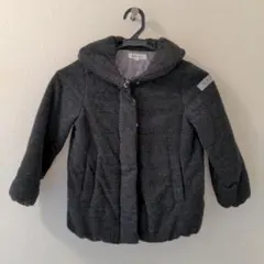 Noeil BeBe ジャケットコート　女の子　110 黒〜チャコールグレー