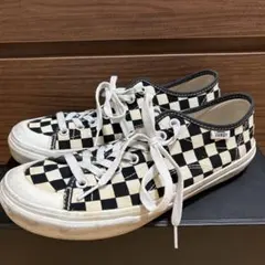 ヒ*熊様 VANS チェッカーパターン スニーカー