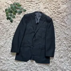 6484✾ジェンティルオモ✾テーラードジャケット【170A】黒ブラック/オフィス