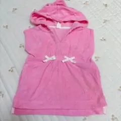 BABY GAP フード付きワンピース 12-18ヶ月 ピンク