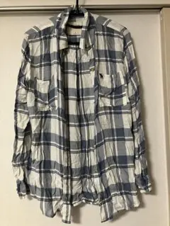 アバクロ　Abercrombie & Fitch チェック柄長袖シャツ S