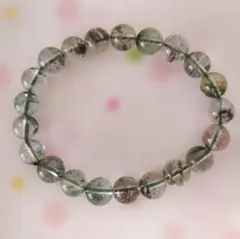 本日お買得品！天然石 グリーン系 ビーズブレスレット約9ｍｍの珠子