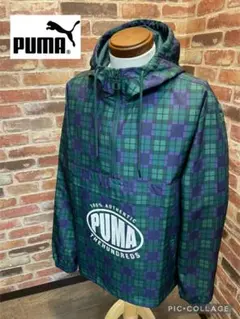 i☆ プーマ ☆ ナイロンジャケット ☆ グリーン × ネイビー ☆