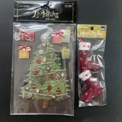 【the paper studio】クリスマス　スティッカー　2点