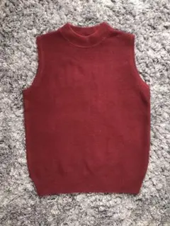 再値下げ ニット ベスト レディース M