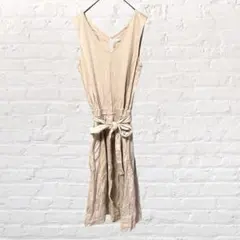 12122 Andemiu アンデミュウ ノースリーブワンピース ピンク 洗える