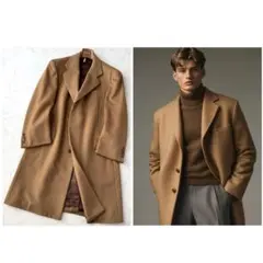 C883 カシミヤ 100％!! ポロ ラルフローレン 希少 チェスター コート