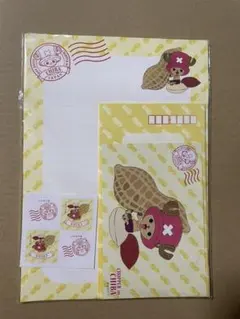 ご当地レターセット　トニートニーチョッパー　千葉・ピーナッツ　ワンピース