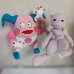 バンプレスト ポケモンビッグサイズ ミュウツ―&バリヤ―ド 初期品 レア