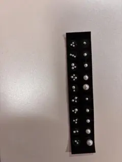 パール風　耳ツボジュエリー