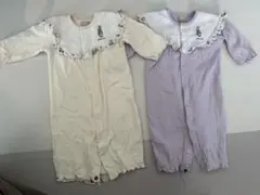 ユ*x様 プティマイン　ロンパースセット　ピーターラビット