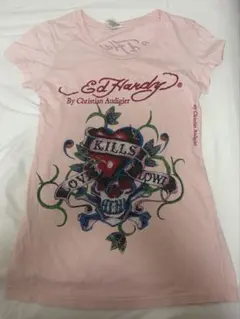 Ed Hardy レディース Tシャツ ピンク XSのサムネイル