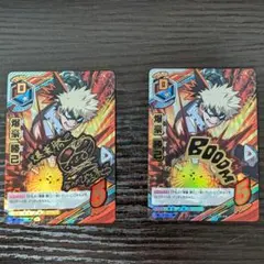 爆豪勝己 トレーディングカード 2枚セット サインカード TCG