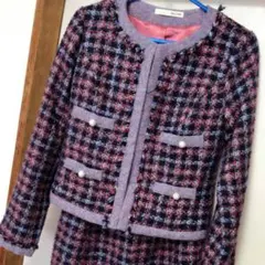 美品■ロイヤルパーティ ツイードジャケットのみ