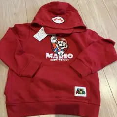 スーパーマリオ 赤 パーカー 130